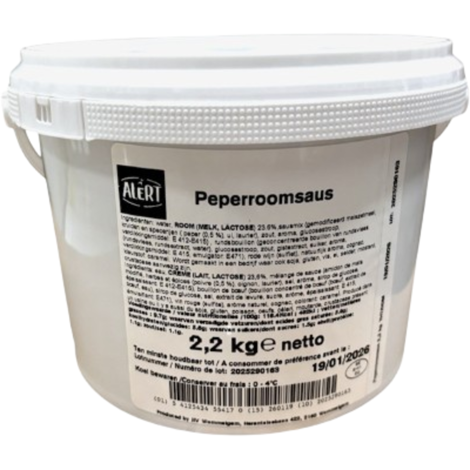 PEPER ROOMSAUS  2.2kg  ALERT